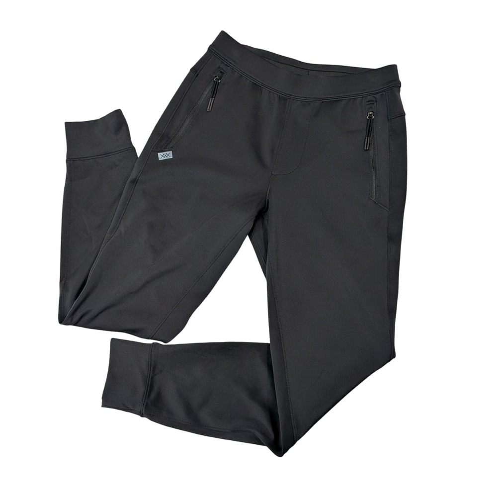 Rhone Bolinas Jogger Pants Men's XS Black Athletic Stretch Zip Pocket